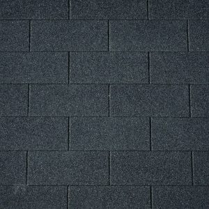 Dakshingles recht zwart - pak 3 m²