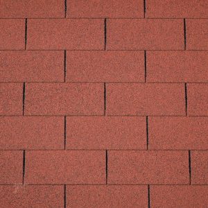 Dakshingles recht rood - pak 3 m²
