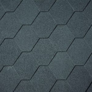 Dakshingles hexagonaal zwart - pak 3 m²
