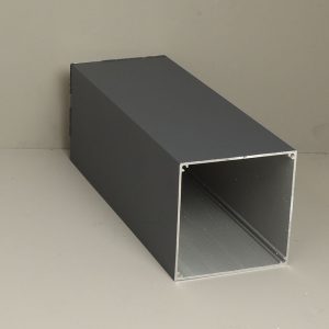 Alu. Fundatiekoker 11.0x11.0x600cm antraciet