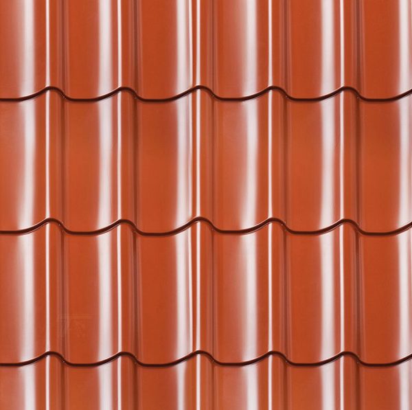 Dakpanprofielplaten terracotta, Hamar XL Type 5 - 8