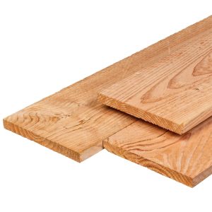 Douglas kantplank 2,2 x 20,0 x 300 cm, vers, fijnbezaagd, scherpkantig
