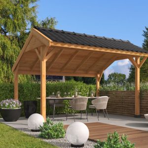 Kapschuur Economy basispakket Red Class Wood 400 x 300 cm