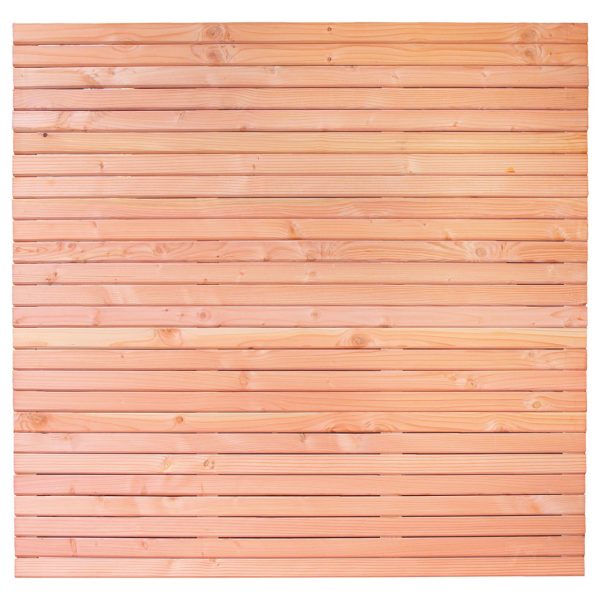 Rhombusscherm Klagenfurt, douglas, RVS-geschroefd, enkelzijdig bekleed, 30-planks (26+4) 180 x 180 cm