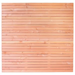 Rhombusscherm Klagenfurt, douglas, RVS-geschroefd, enkelzijdig bekleed, 30-planks (26+4) 180 x 180 cm