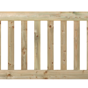Tuinhek grenen groen geïmpregneerd De Luxe 80 x 180 cm