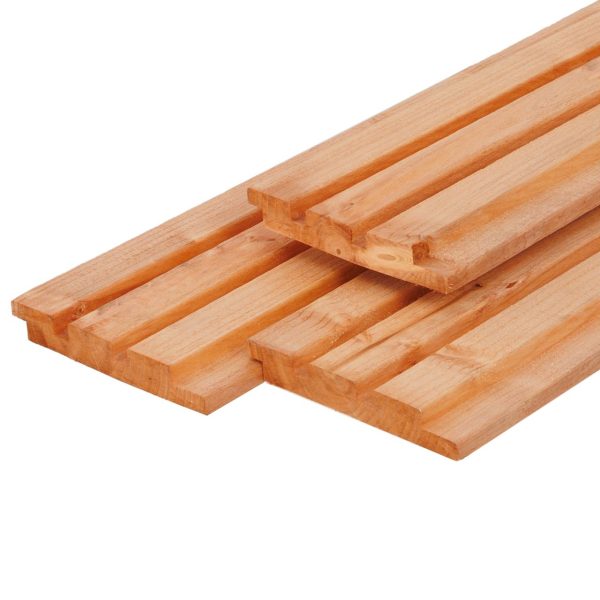 Red Class Wood ME vuren triple profiel 2,2 x 14,0 x 420 cm, gedroogd, geïmpregneerd, geschaafd