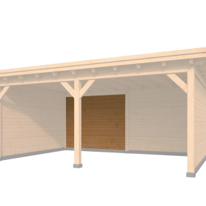 Wandmodule Type C zweeds rabat Red Class Wood 300 x 224 cm