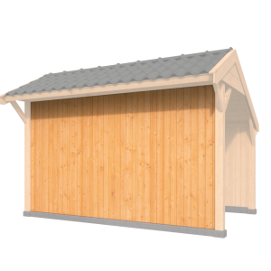 Verticale Wand Wisselsponning Type E Red Class Wood 400 x 224 cm