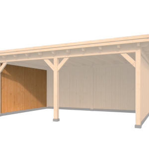 Verticale Wand Wisselsponning Type C Red Class Wood 300 x 224 cm
