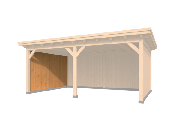 Verticale Wand Wisselsponning Type C Red Class Wood 300 x 224 cm