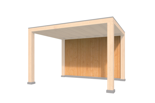Verticale Wand Wisselsponning Type D Red Class Wood 350 x 224 cm