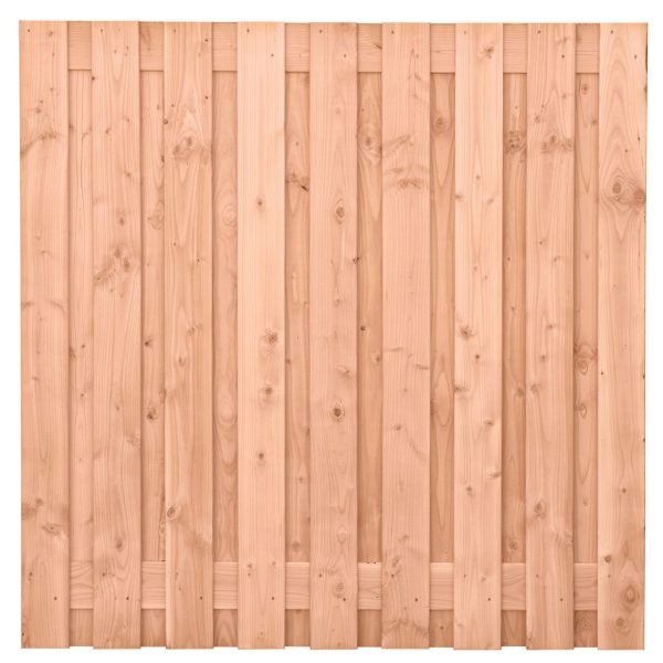 Tuinscherm Salzburg, douglas, RVS-geschroefd, 19-planks (17+2) 180 x 180 cm