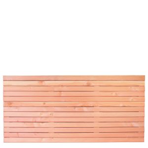 Rhombusscherm Klagenfurt, douglas, RVS-geschroefd, enkelzijdig bekleed, 17-planks (13+4) 180 x 90 cm