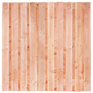 Tuinscherm Sölden, douglas, RVS-geschroefd, 21-planks (19+2) 180 x 180 cm