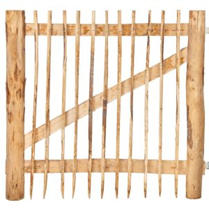 Kastanjepoort compleet B120 x H120 cm
