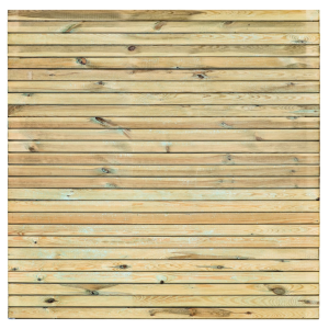 Rhombusscherm Borne, groen geïmpregneerd grenen, RVS-geschroefd, 30-planks (27+3) 180 x 180 cm