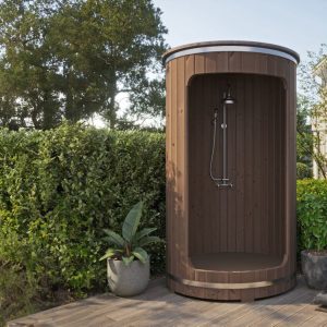 Buitendouche barrel Ø130 cm | 42 mm | Thermowood