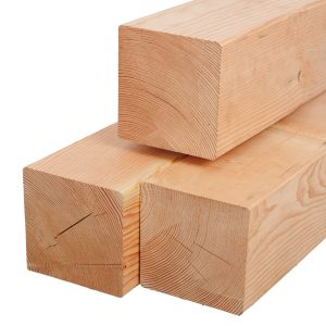 Douglas paal 19,0 x 19,0 x 500 cm, vers, geschaafd, vellingkant