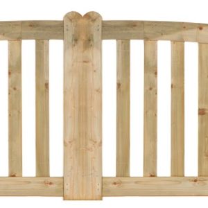 Toegangspoort de Luxe grenen groen geïmpregneerd 80>100 x 150 x 4 cm