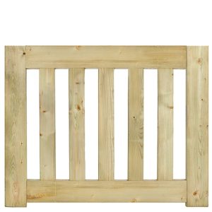 Tuinhekdeur grenen groen geïmpregneerd Modern de Luxe 60 x 100 x 4 cm