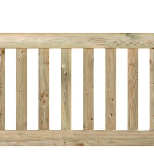 Tuinhek grenen groen geïmpregneerd Modern de Luxe 60 x 180 cm