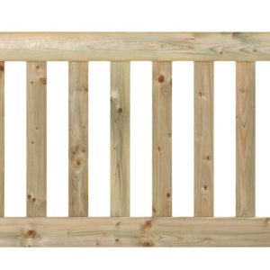 Tuinhek grenen groen geïmpregneerd De Luxe 80 x 180 cm