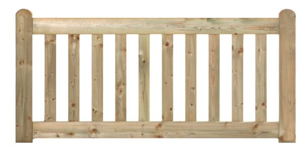 Tuinhek grenen groen geïmpregneerd De Luxe 80 x 180 cm