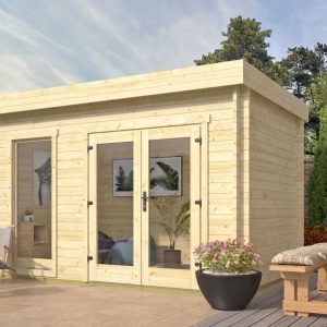 Blokhut - Tuinhuis Alana | 40 mm | onbehandeld