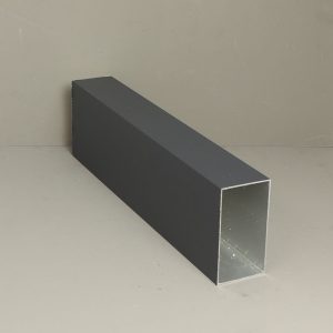 Alu. Fundatiekoker 6.0x11.0x600cm antraciet