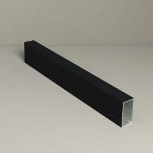 Alu.fundatiekoker 6.0x3.0x600cm zwart