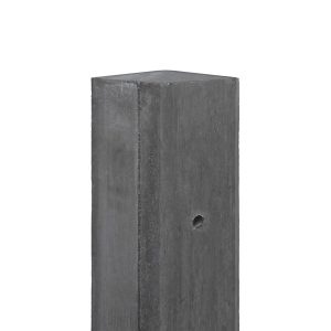 Berton-paal IJssel antraciet vlakke kop 10x10x280cm T-model met velling