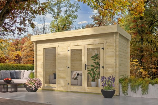Blokhut - Tuinhuis Harriot | 40 mm | vuren Red Class Wood geïmpregneerd