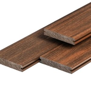 PuraShield composiet vlonderplank 2,3 x 13,8 x 300 cm, ipé, massief, fijne houtnerf, clip systeem