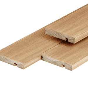 PuraShield composiet eindplank 2,3 x 13,8 x 300 cm, cedar, fijne houtnerf, clip systeem