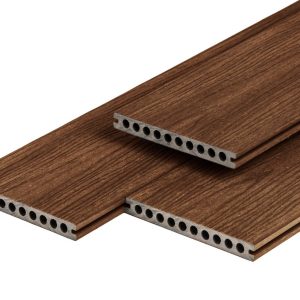 PuraShield composiet vlonderplank 2,3 x 21,0 x 300 cm, ipé, semi-massief, fijne houtnerf, clip systeem