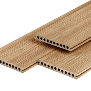 PuraShield composiet vlonderplank 2,3 x 21,0 x 400 cm, cedar, semi-massief, fijne houtnerf, clip systeem