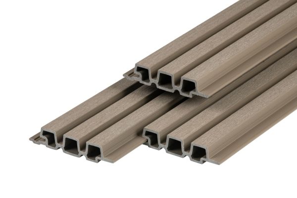 PuraTech 30 Composiet gevelbekleding triple profiel 3,3 x 17 x 290 cm, light grey, brandklasse E