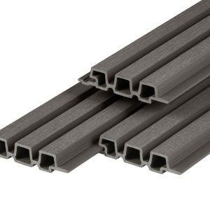 PuraTech 30 Composiet gevelbekleding triple profiel 3,3 x 17 x 290 cm, dark grey, brandklasse E