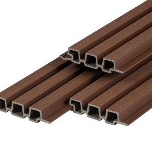 PuraTech 30 Composiet gevelbekleding triple profiel 3,3 x 17 x 390 cm, ipé, brandklasse E