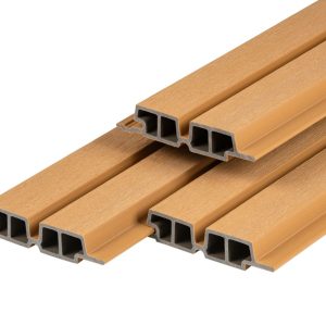 PuraTech 55 composiet dubbel profiel 3,3 x 17,0 x 390 cm, cedar, fijne houtnerf, brandklasse D
