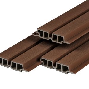 PuraTech 55 composiet dubbel profiel 3,3 x 17,0 x 390 cm, ipé, fijne houtnerf, brandklasse D