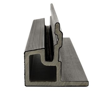PuraTech composiet eindprofiel 5,8 x 5,8 x 290 cm, dark grey
