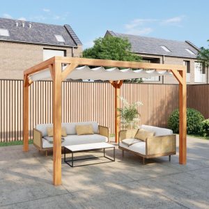 Red Class Wood pergola 404 x 394 cm