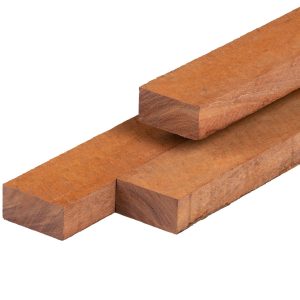 Azobé hardhout bestekhout 4,0 x 7,0 x 300 cm fijnbezaagd