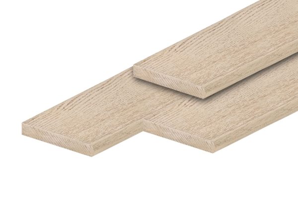 PuraBoard eindplank 2,2 x 15,0 x 360,0 cm, sandstone, fijne nerf