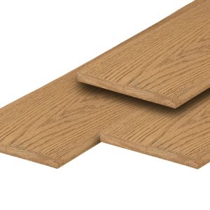 PuraBoard kantplank 1,6 x 19,0 x 360,0 cm, golden teak, fijne nerf