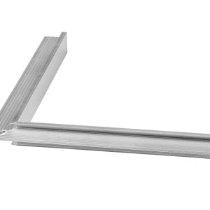 Aluminium daktrim binnenhoek Brute 4,5 x 4,5 x 50 cm