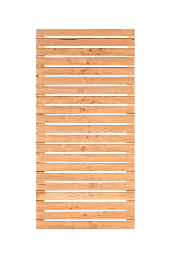 Rhombusscherm Kaprun, douglas, RVS-geschroefd, 90 x 180 cm