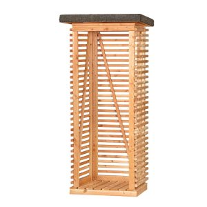 Openhaardhout berging, douglas B85 x D80 x H190 cm